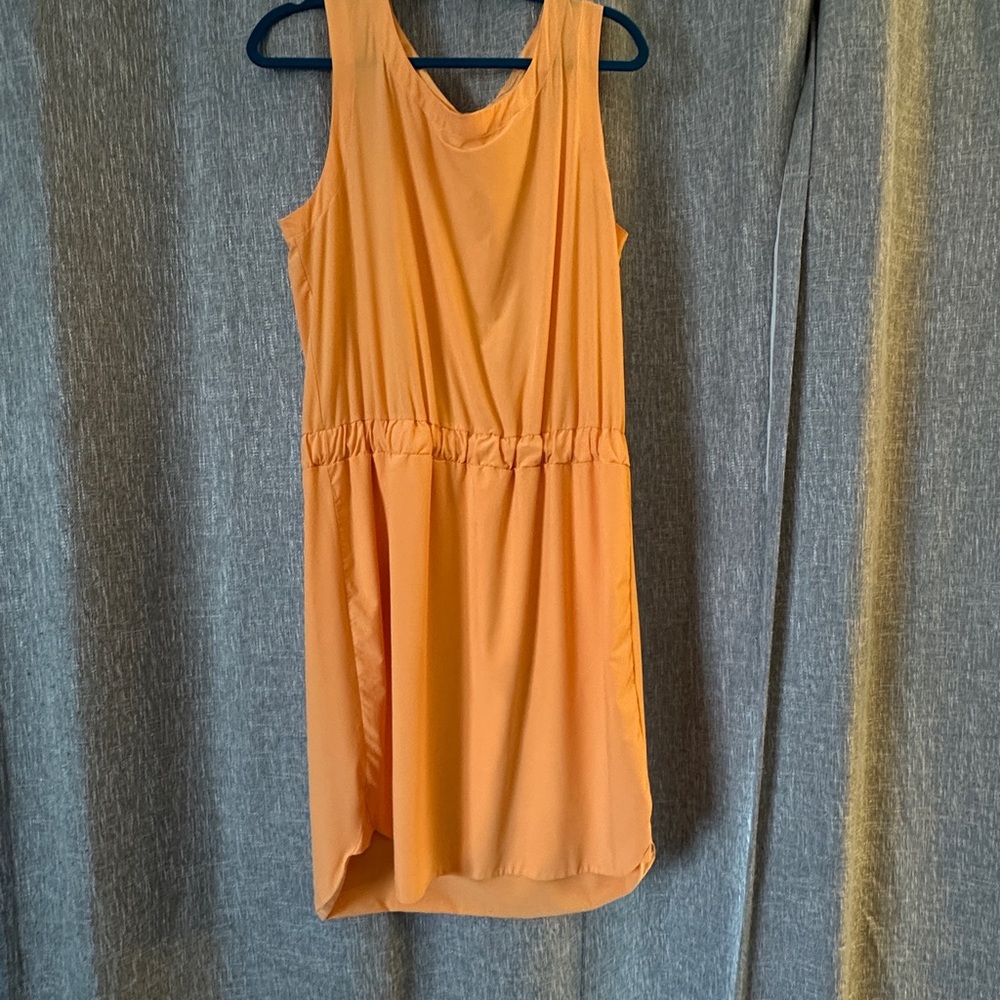 Orange Sleeveless Dress
